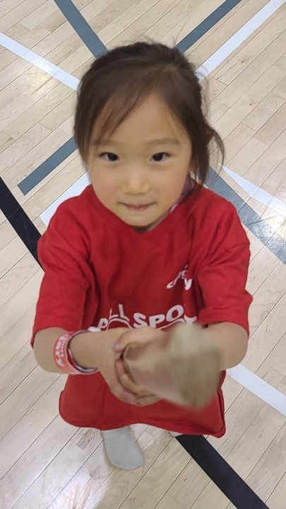child with tanto in calgary aikido class